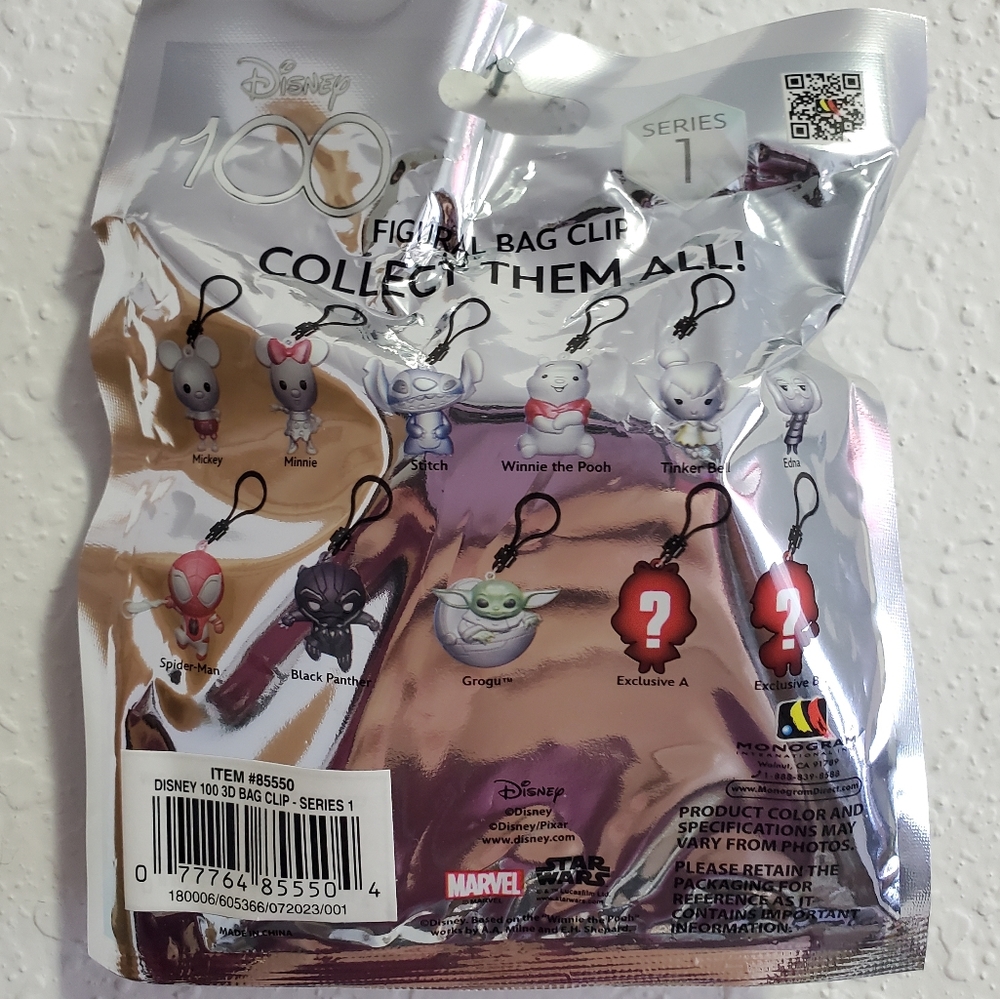 Disney 100 Figural Bag Clip, Series 1 - Picture 2 of 4
